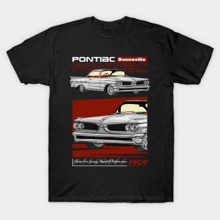 Retro V8 Bonneville Car T-Shirt